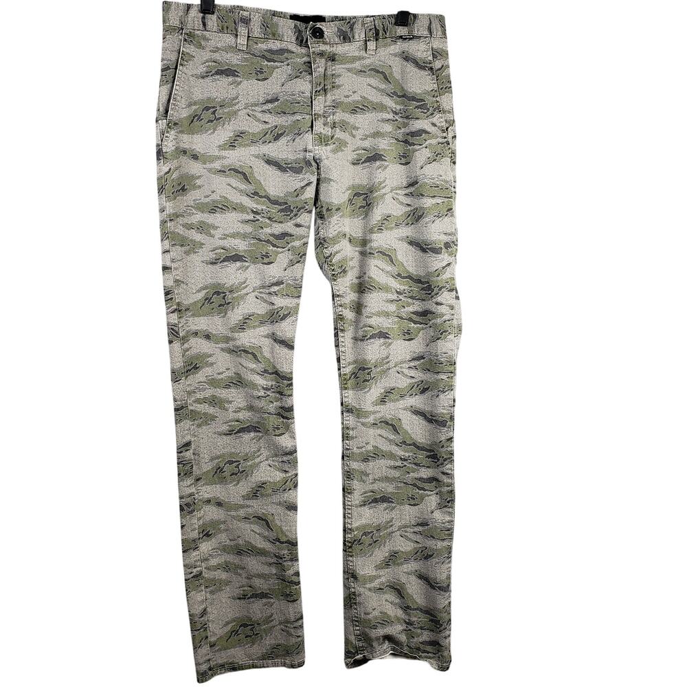 Hurley‎ Men's Size 34 Urban Camoflauge Slim Jeans Green Camo Urban Grunge Alt